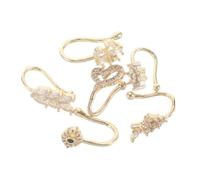 Homoyoyo 6 Piezas Pinzas Nasales No Perforantes U Shape para Mujeres y Hombres Joyería con Único para Ocasión