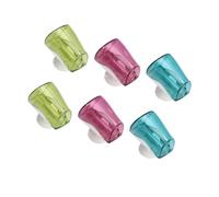 Homoyoyo 6 Piezas Protector de Cepillo Dientes con Ventosa Fuerte para Baño y Cocina Estuche Compacto y Fácil de Instalar de Colores Aleatorios Cubierta Polvo para Cabezal Color Aleatorio