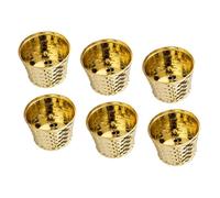 Homoyoyo 6 Piezas Soporte Robusto para Árbol de Navidad Base Fija Decorativa para Escritorio de Unidades Diseño Trenzado Dorado de Soporte Estable para Fiestas Navideñas