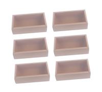 Homoyoyo 6 piezas Unidades Cajas de Kraft Papel Diseño Cajón Portátil para Joyería Té Dulces Almacenamiento DIY