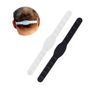 Homoyoyo 6 piezas Unidades Ganchos Colgar Máscara Silicona Ajustables Protectores Oídos Flexibles para Actividades Deportivas Negras y Transparentes