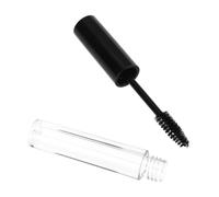 Homoyoyo 6 piezas Unidades Tubo Vacío para Crema de Pestañas con Tapa Negra Transparente para DIY Máscara Portátil y Recargable