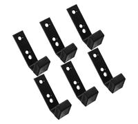 Homoyoyo 6 Soportes para Barra de Pesas de PC y Pp, Colgadores de Pared 40x55x100 Cm para Gimnasio y Hogar, Estante de Almacenamiento para Mancuernas y Discos, Accesorios para