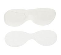 Homoyoyo 600 Piezas Máscara Ojos Desechables Blancas Unidades Hidratantes para Ojos para Salón de Belleza Papel de Colágeno