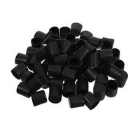 Homoyoyo 64 Protectores para Patas De Mesa Protectores para Patas De Mesa De PVC Color Negro