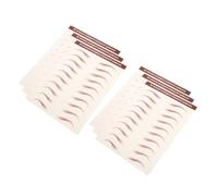 Homoyoyo 6hojas Pegatinas De Cejas Simuladas De Adhesivos Para Cejas Impermeables y Despegables Para Maquillaje De Mujer