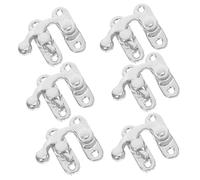 Homoyoyo 6piezas Botón Secreto De Cierre Antiguo Pestillo De Gancho Retro De Herraje De Metal Con Tornillos Cierre De Palanca Para Joyeros y Cajas De Madera Para Cajas De Obsequio y