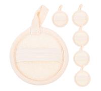 Homoyoyo 6piezas Discos Limpiadores Faciales De Lufa Desmaquillante De Lufa Natural Piel Para Baño y Ducha