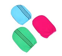 Homoyoyo 6Piezas Guantes de Exfoliantes Accesorio de Ducha Doble para Exfoliación Corporal Color Aleatorio