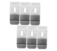 Homoyoyo 6piezas Soporte Para Persianas Verticales Clips De Montaje Para Cortinas y Persianas Accesorios De Instalación Para Louver Fáciles De Usar y