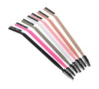 Homoyoyo 7 Piezas Brochas Doble Punta para Cejas y Pestañas Cepillo y Peine para Piel Sensible Separador de Máscara Portátil y Ligero para Maquillaje de Ojos