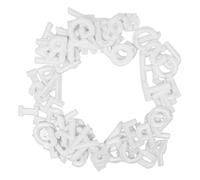 Homoyoyo 72 Piezas Parches Bordados de Letras y A Z Ropa Accesorios de Costura Parches de Aplicación para Camisetas Chaquetas Gorras Jeans y Bolsos Blanco