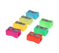 Homoyoyo 72 piezas Sacapuntas Plástico Mini Manual Portátil Seguro para Diseño Compacto Fácil Escolar Color Aleatorio Color Aleatorio