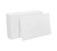 Homoyoyo 75 Piezas Tarjetas de Cartón Blanco Tarjetas Blanco para Hacer Invitaciones Notas y Marcapáginas Diy para Proyectos de Arte y Aprendizaje de Inglés
