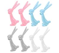 Homoyoyo 8 Bolígrafos De Conejo Para Divertidos Y Novedosos Bonitos Negros Y Multicolores Con Forma De Conejo Creativos De Plástico Para Escribir Y Dibujar Color Aleatorio