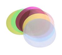 Homoyoyo 8 Láminas de Filtro de Luz de Gel para Corrección de Color Material PVC Ligero, Pack de Accesorios de Iluminación para Fotografía y Álbumes de Fotos Color Aleatorio