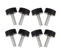 Homoyoyo 8 Piezas Amortiguador armarios Base Niveladores de Patas de Escritorio Patas de Mesa Extensibles repuestos para Muebles de terraza Almohadillas para Patas de sillas Planchar Black