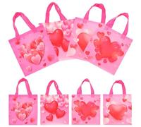 Homoyoyo 8 Piezas Bolsas de Regalo No Tejidas para San Valentín Diseño Práctico y Estable para Dulces y Detalles para Propuestas de Damas de Honor y Envoltorios Festivos