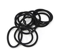 Homoyoyo 8 Piezas Coleteros Elásticos Negras para Cabello Pack de Unidades Accesorios Prácticos para Mujeres y Niñas Perfectos para Ocasiones