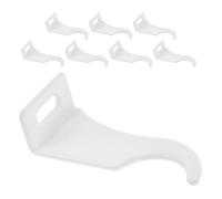Homoyoyo 8 Piezas Ganchos para Radiador de Baño, Colgadores para Toallas | Acero Recubierto y Aluminio, Diseño de Tapa Partida, sin Taladro, para Ropa y Utensilios en Casa