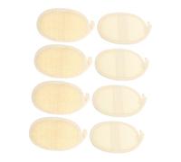 Homoyoyo 8 Piezas Natural Loofah Pads Bath Body Scrubber For Gentle Exfoliation Soft Material Enhanced Grip For Shower And Spa Skin Care Routine
