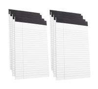 Homoyoyo 8 piezas Notepad Legal Memo Pad Tear-off Notebooks Lined Pages Smooth Writing Portable Office And Student Memo Pad Practical For Notes And Reminders