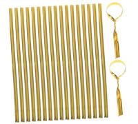 Homoyoyo 800piezas Cable de Alambre Dorado Corbatas para Bolsas de Dulces y Golosinas para Envolver Regalos de Fiesta Doradas