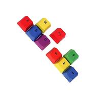 Homoyoyo 9 Piezas Teclas De Colores para Teclado De Teclas Decorativas Pbt Material para Oficina y Escuela Incluye De Dirección y WASD