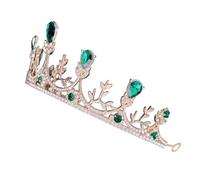 Homoyoyo accesorio para el cabello con de dama de honor nupcial decoraciones nupciales de la boda accesorios para el cabello de novia pedrería Green
