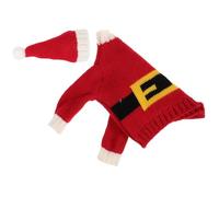 Homoyoyo Accesorios para Botellas de Vino Funda Navideña para Botella de Vino Gorro Mini de Suéter para Decoración de Fiesta