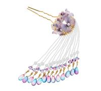 Homoyoyo accesorios para el cabello antiguos peine de pelo estilo chino palo de pelo de borla china Accesorios para el cabello chino elementos chinos hanbok Aleación de zinc