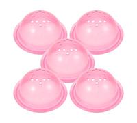 Homoyoyo Accesorios para Hámster 5piezas de Plástico Rosa, Tapones para Tubo de Jaula, Ideales para Laberinto DIY Fuera Jaula, Promueven Hábitos Saludables