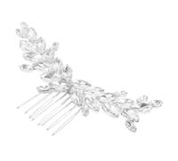 Homoyoyo Accesorios Para Peinetas De Novia Flores y Gemas De Imitación Peineta Lateral Para Tocados De Pelo Boda Accesorios De Joyería Cabello De Dama De Honor y Niñas