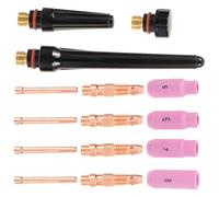Homoyoyo Accesorios para Soldadura Tig Wp-17/18/26 16 Piezas Malla Metálica para Copa Pantalla de Soldadura para Antorcha Kit Compatible