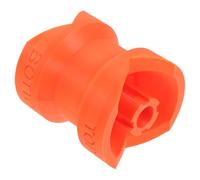 Homoyoyo Adaptador Reutilizable para Botellas de Jabón y Champú Embudo de Transferencia Antigoteo Conector de Plástico para Recarga Precisa Baño y Cocina Fácil Instalación Color Naranja