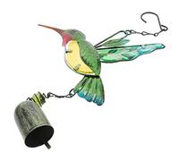 Homoyoyo Adorno De Colibrí De Metal De Colores Campana De Viento De Colibrí Pequeña Para Jardín Balcón Decoración Colgante De Jardín Campana De Viento