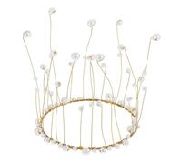 Homoyoyo Adorno de Tarta de Perlas con para Cumpleaños y Bodas Decoración Elegante para Pasteles de Fiesta Infantil y