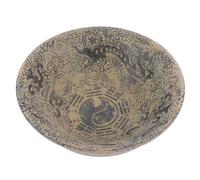 Homoyoyo Adorno Decorativo de Cuenco Artesanal de Mármol Blanco Estilo Vintage, Cuenco Decorativo para Escritorio y Hogar, Decoración Artesanal Elegante para Oficina y Restaurante