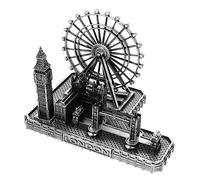 Homoyoyo Adornos del Big Figura De Londres Adorno De Reloj Grande del Puente Torre De Londres Decoración De Edificios Famosos