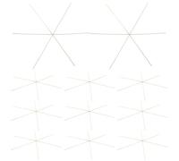 Homoyoyo Alambre de Cobre Artesanal para Manualidades 145 CM 30 Piezas Alambre Metálico Flexible para Proyectos de Abalorios y Decoraciones de Copos de Nieve Navideños de Invierno