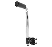 Homoyoyo Alargador de mango de silla de ruedas de acero inoxidable ajustable con abrazadera de liberación rápida para tubos de 222 mm de diámetro ergonómico y accesorios cómodos para sillas de ruedas