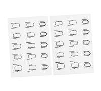 Homoyoyo Alfombrillas De Silicona De Uñas, 2 Unidades, Reutilizables, Práctica Para Manicura Diy y Profesional, Diseño Transparente, Para Práctica y Enseñanza De Técnicas De Decoración