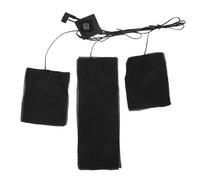 Homoyoyo Almohadilla Térmica Eléctrica USB para Ropa Control Inteligente de Temperatura Fibra de Carbono Ignífuga Tamaño Pequeño Adecuado para Prendas de Algodón Plumón y Chalecos