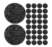 Homoyoyo Almohadillas de Algodón para Aceites Esenciales 200 Unidades Color Gris Oscuro Diámetro 22 MM para Medallones Difusores de 30 MM Recambios Compactos para Aromaterapia en