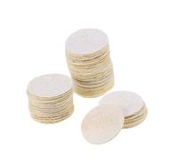 Homoyoyo Almohadillas De Lufa y Esponjas Exfoliantes De Lufa 50 Piezas Tamaño Estándar Desmaquillantes Reutilizables Para Piel Sensible y Cuidado Facial Diario