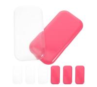 Homoyoyo Almohadillas de Silicona para Extensiones de Pestañas Soporte Reutilizable 8 Piezas 4 Rosa 4 Transparentes Protección para Frente Accesorio para Salón y Uso Doméstico