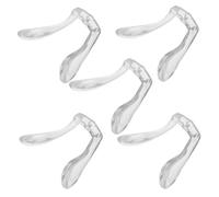 Homoyoyo Almohadillas Nasales Blandas Para Gafas 5 Piezas Silicona Integrada Protección Cómoda Transpirable Para Niños Uso Prolongado Accesorios Puente Nasal Reemplazo
