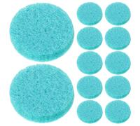 Homoyoyo Almohadillas Redondas de Algodón Celuloal para Difusores de Aroma, 50 Unidades en Azul Lago, Absorbentes para Aceites Esenciales, Recambio Adecuado para Colgantes Aromaterapia