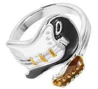 Homoyoyo Anillo De Guitarra Atar Juguetes Dedo Luces Solares Recargables Traje Señal Digital Pararse Collar Anillos De Boda Pulseras De Algodón Luces Solares Led Voltear Aleación De Zinc