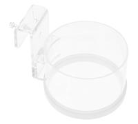 Homoyoyo Anillo Que Previene Dispersión de Comida de Alimentación Acrílico Accesorio y Es Fácil de Instalar para Peces Pequeño Tropical para Acuario en Tanque de Agua Salada